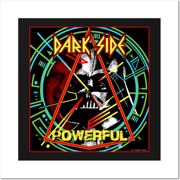 Dark Side (retro) Wall Art by Illustratorator